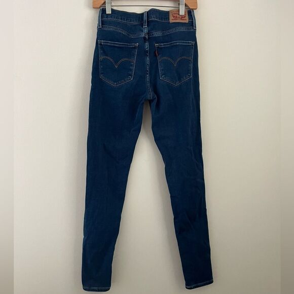 Levi’s 720 High Rise Blue Super Skinny Jeans | Size 26 - Picture 3 of 6
